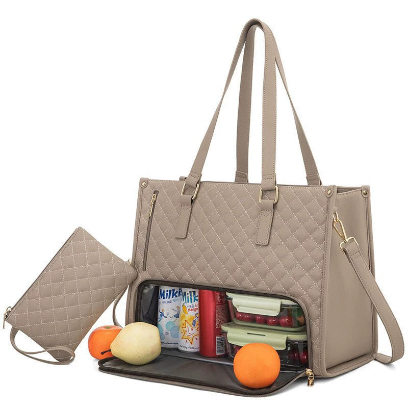 Belle dame -  Sac Cabas élégant pour Repas et Ordinateur